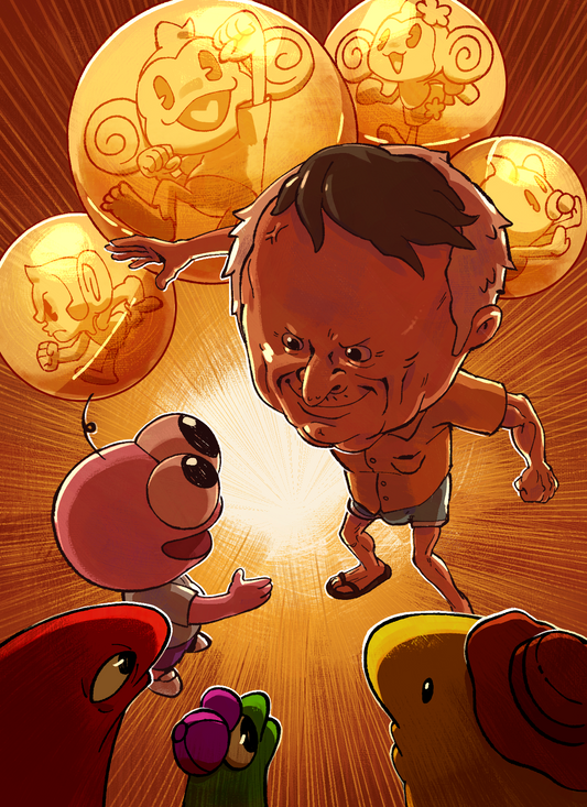 Smiling Family Monkeyball Poster (SALE)