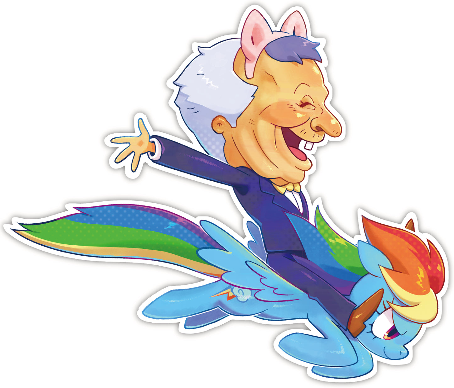 Pony Friend Boss Sticker